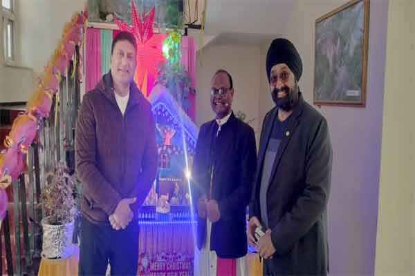 JSCA अध्यक्ष अजयनाथ शाहदेव ने आर्चबिशप को दी क्रिससम की शुभकामनाएं