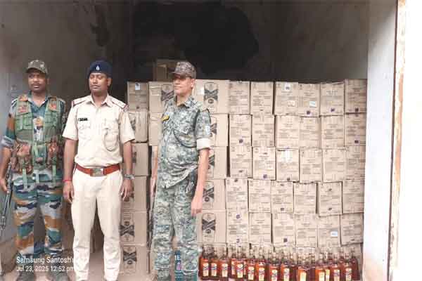 अवैध शराब से लदा ट्रक रांची में पकड़ा गया, बिहार में खपाने की थी तैयारी