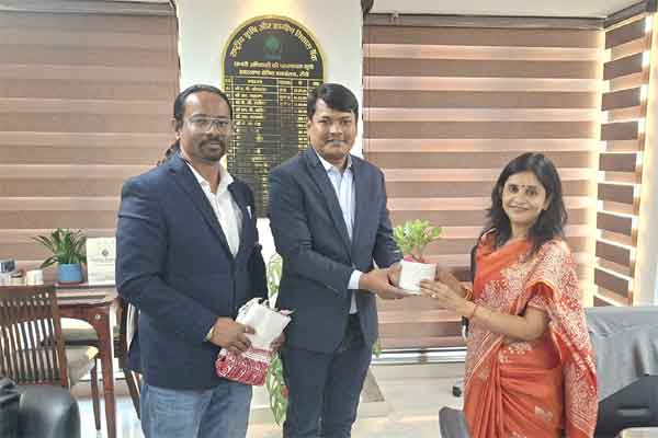 झारखंड राज्य सहकारी बैंक कर्मचारी संघ ने नाबार्ड CGM से की मुलाकात कर रखी मांग