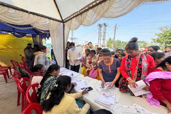 ‘आपकी योजना–आपकी सरकार–आपके द्वार’ कार्यक्रम में 10 वार्डों में शिविर आयोजित