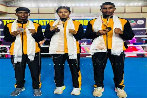 69वीं राष्ट्रीय स्कूली बॉक्सिंग प्रतियोगिता में झारखंड को तीन पदक