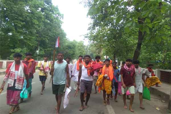 हातमा मौजा में भगवान शिव-पार्वती का पट घुमाया गया, झूमे भक्त