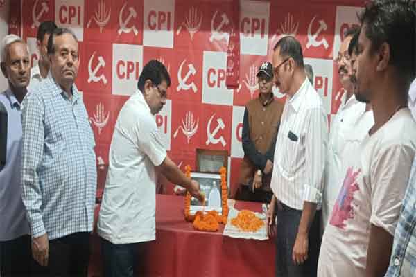 दिशोम गुरु के निधन पर भाकपा ने जताया शोक, बताया अपूरणीय क्षति