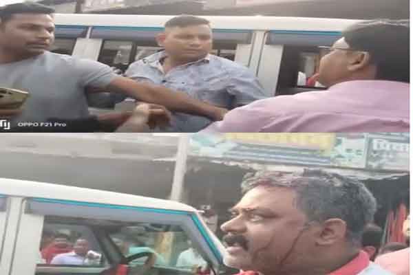 रामगढ़ : भुरकुंडा मेन रोड पर पुलिस की कार्रवाई में युवक घायल, थाना प्रभारी ने डंडा चलाया