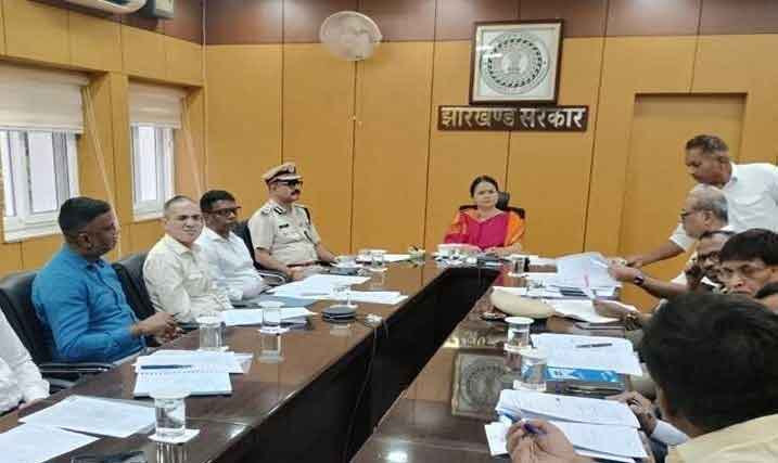 राष्ट्रपति का देवघर दौरा: मुख्य सचिव ने की समीक्षा, दिए निर्देश