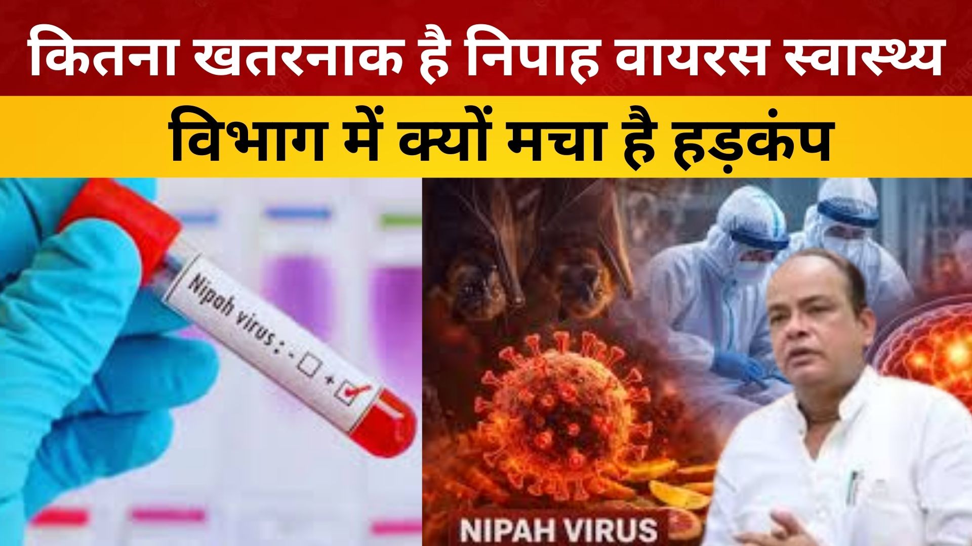 कितना खतरनाक है निपाह वायरस स्वास्थ्य विभाग में क्यों मचा है हड़कंप / live lagatar news