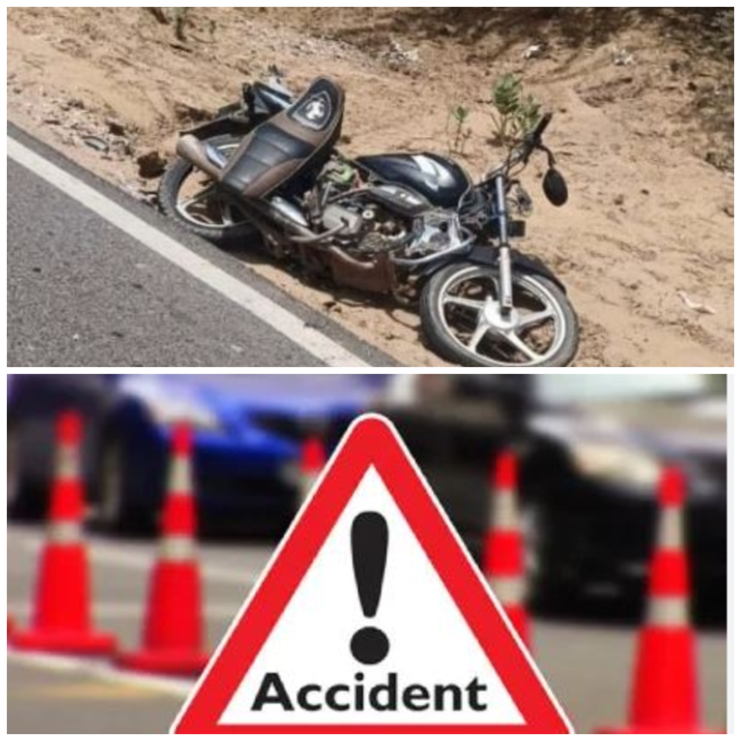 सिमडेगा: अम्बापानी घाटी में सड़क दुर्घटना में एक बाइक सवार की मौत