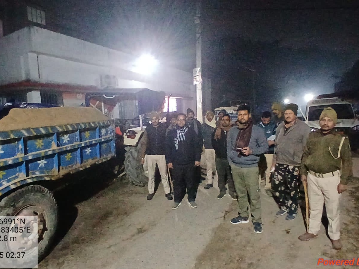 पटना में भी बालू के अवैध खनन के खिलाफ कार्रवाई, 9 ट्रैक्टर जब्त,  10.5 लाख जुर्माना और FIR