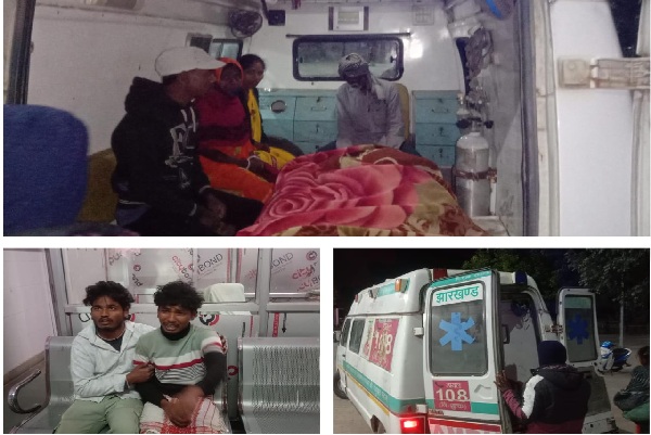 लातेहार :  दो बाइक की आपस में भिड़ंत, महिला की मौत, तीन अन्य घायल