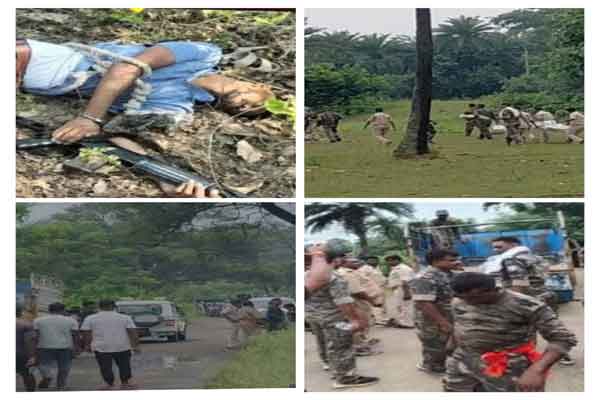 झारखंड : हथियार छीनकर भाग रहे अपराधी हो रहे पुलिस की गोली का शिकार