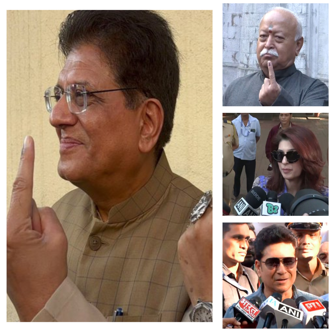 BMC समेत 29 नगर निगमों के लिए मतदान जारी, नेता, अभिनेता, खिलाड़ी सहित दिग्गज हस्तियां ने डाले वोट