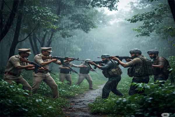 बोकारो :  पुलिस और भाकपा माओवादी के बीच मुठभेड़, दो नक्सली ढेर, कोबरा जवान भी शहीद