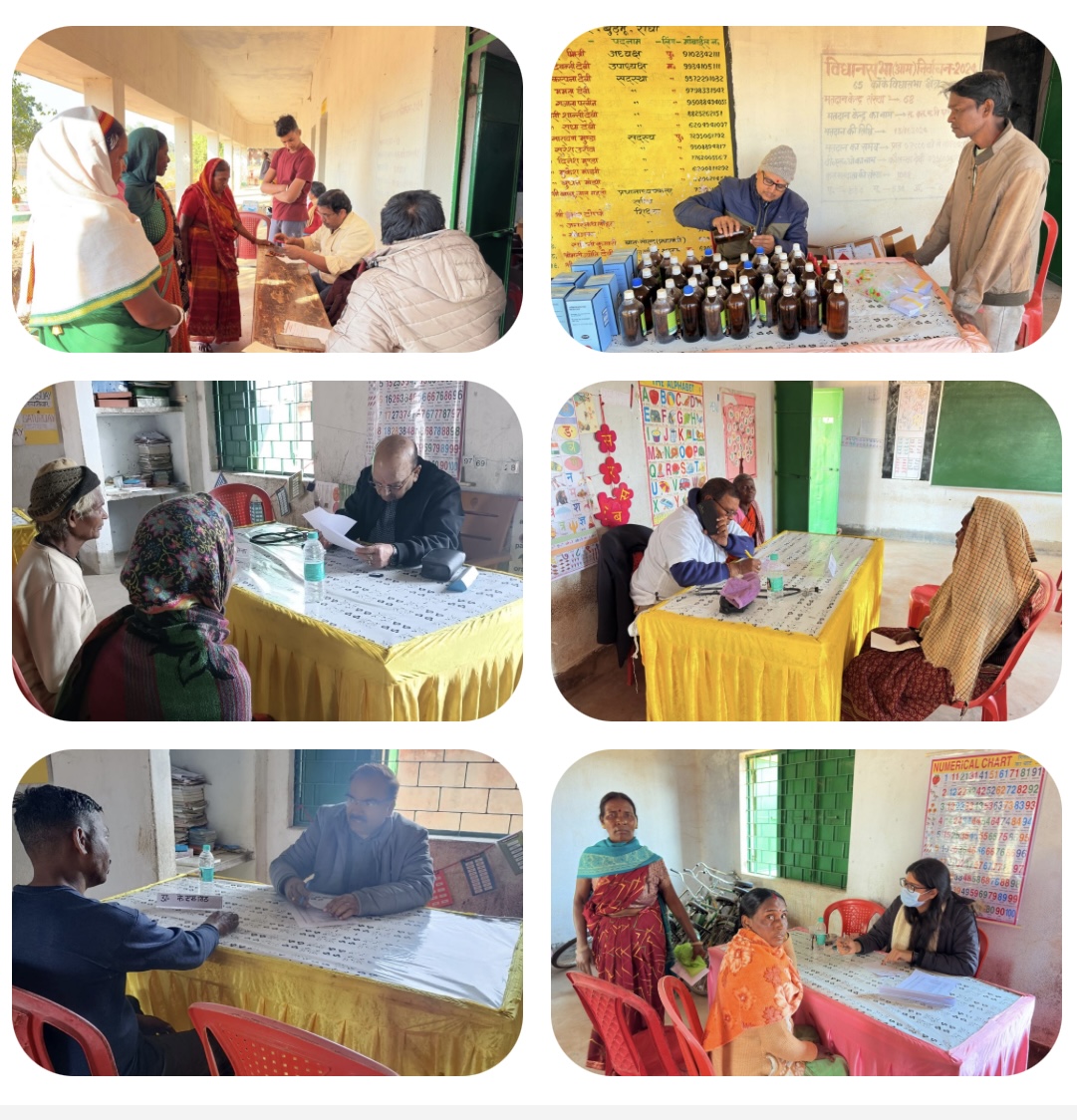 श्री सर्वेश्वरी समूह का बुढ़मू में निःशुल्क स्वास्थ्य जांच शिविर, 79 रोगियों का हुआ इलाज