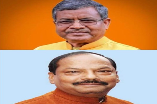 बाबूलाल मरांडी और रघुवर दास ने सीएम नीतीश कुमार को दी बधाई