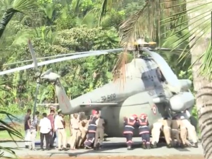 केरल :  बड़ा हादला टला, राष्ट्रपति का हेलिकॉप्टर लैंड होते ही हेलीपैड धंसा