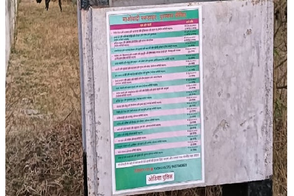 चाईबासा के सारंडा जंगल में सक्रिय माओवादियों पर ओडिशा सरकार ने किया इनाम घोषित