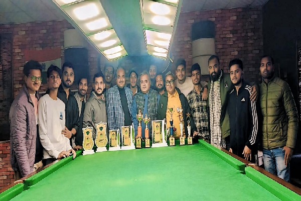 18वीं जेड स्नूकर व पूल चैंपियनशिप :  दोहरा खिताब जीतकर मेजर विशाल व संतोष घोष बने प्लेयर ऑफ द टूर्नामेंट
