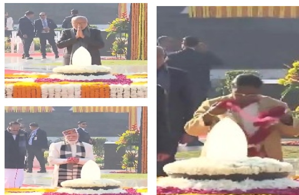 राष्ट्रपति, उपराष्ट्रपति व PM मोदी ने ‘सदैव अटल’ पहुंचकर अटल बिहारी बाजपेयी को किया नमन