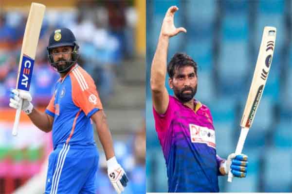 मो. वसीम ने तोड़ा रोहित शर्मा का रिकॉर्ड, T20I में सबसे ज्यादा छक्के लगाने वाले कप्तान बने