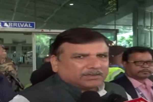 दिशोम गुरु आखिरी जोहार :  गुरु जी के अंतिम संस्कार में नेताओं का जुटान, सांसद संजय सिंह बोले– वे झारखंड की ताकत थे