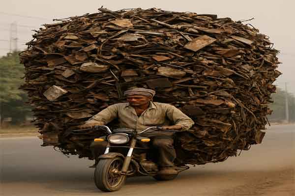 GST घोटाले में शामिल व्यापारियों ने बाइक व स्कूटर पर ढोया 25-30 टन स्क्रैप