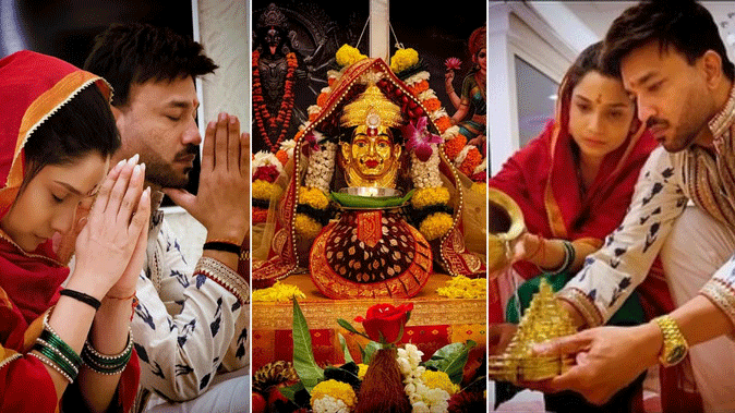 अंकिता लोखंडे ने शेयर की पूजा की तस्वीरें , लिखा-  प्रार्थना है कि सब खुश और स्वस्थ रहें