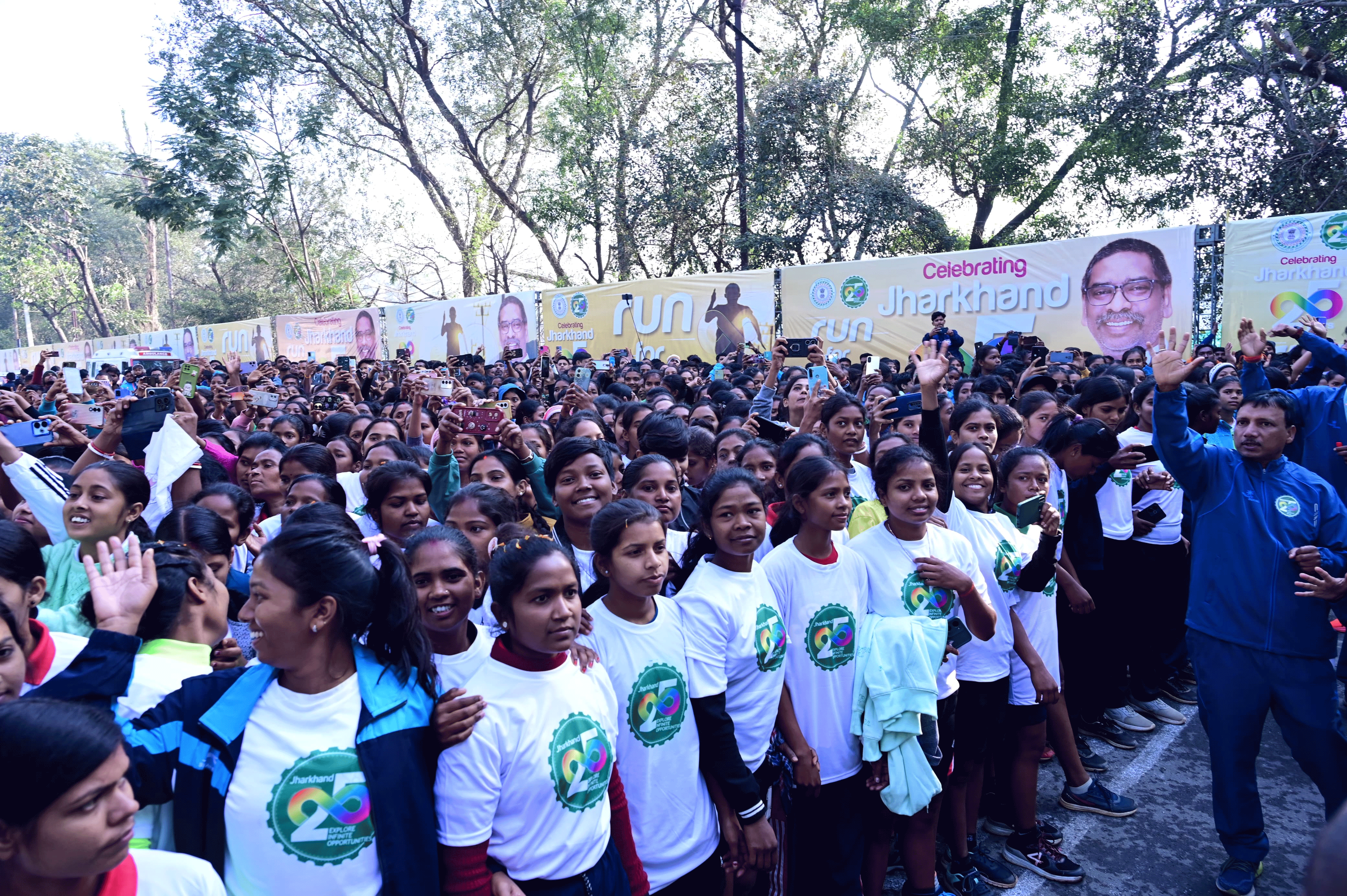 झारखंड स्थापना दिवस : 'रन फॉर झारखंड'के साथ रजत जयंती कार्यक्रम का शुभारंभ
