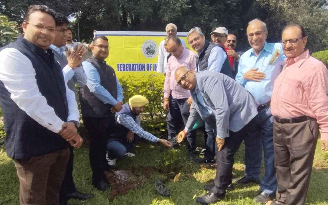झारखंड स्थापना दिवस पर चैंबर ने चलाया पौधरोपण अभियान, हरित राज्य का लिया संकल्प