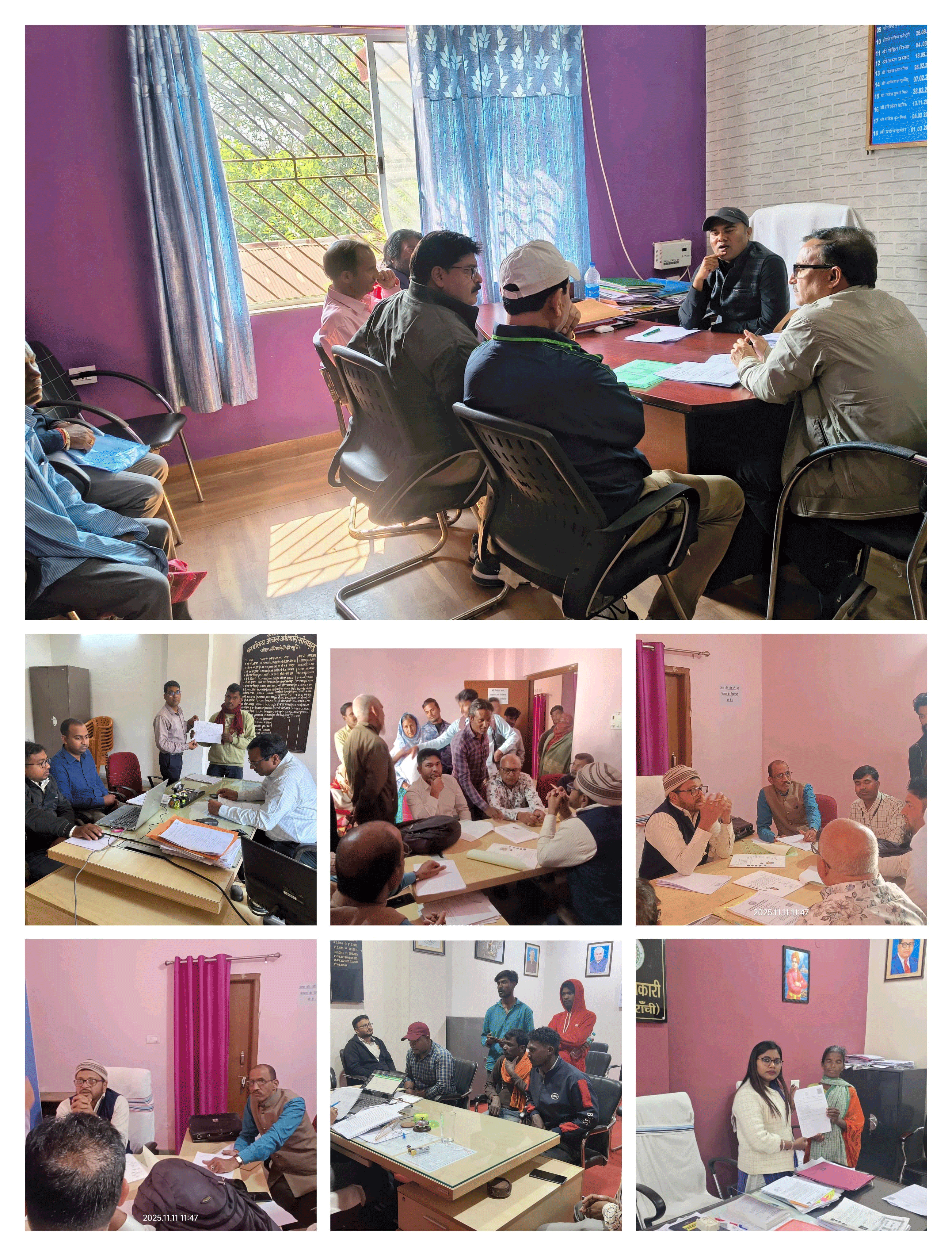 रांची जिले के सभी अंचलों में जनता दरबार में कई लोगों की समस्याएं मौके पर हल