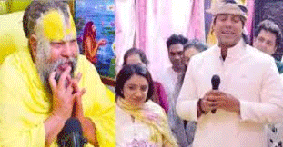 जुबिन नौटियाल ने प्रेमानंद महाराज को सुनाया भक्ति गीत , वीडियो वायरल