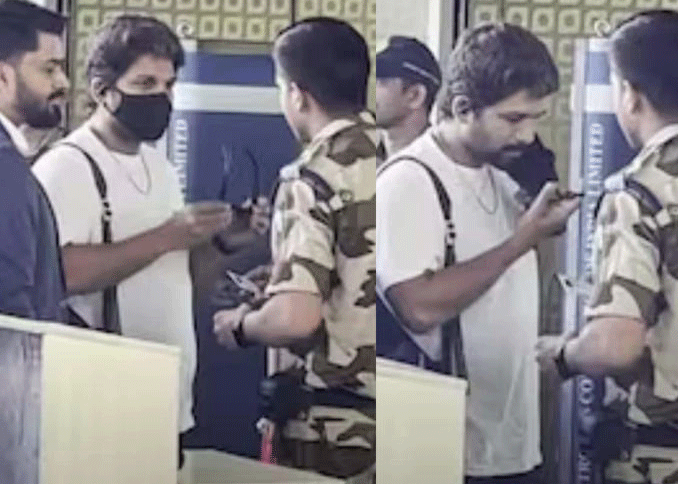 Allu Arjun की एयरपोर्ट पर CISF ऑफिसर से हुई बहस ,वीडियो देख लोग बोले-इधर झुकना पड़ेगा