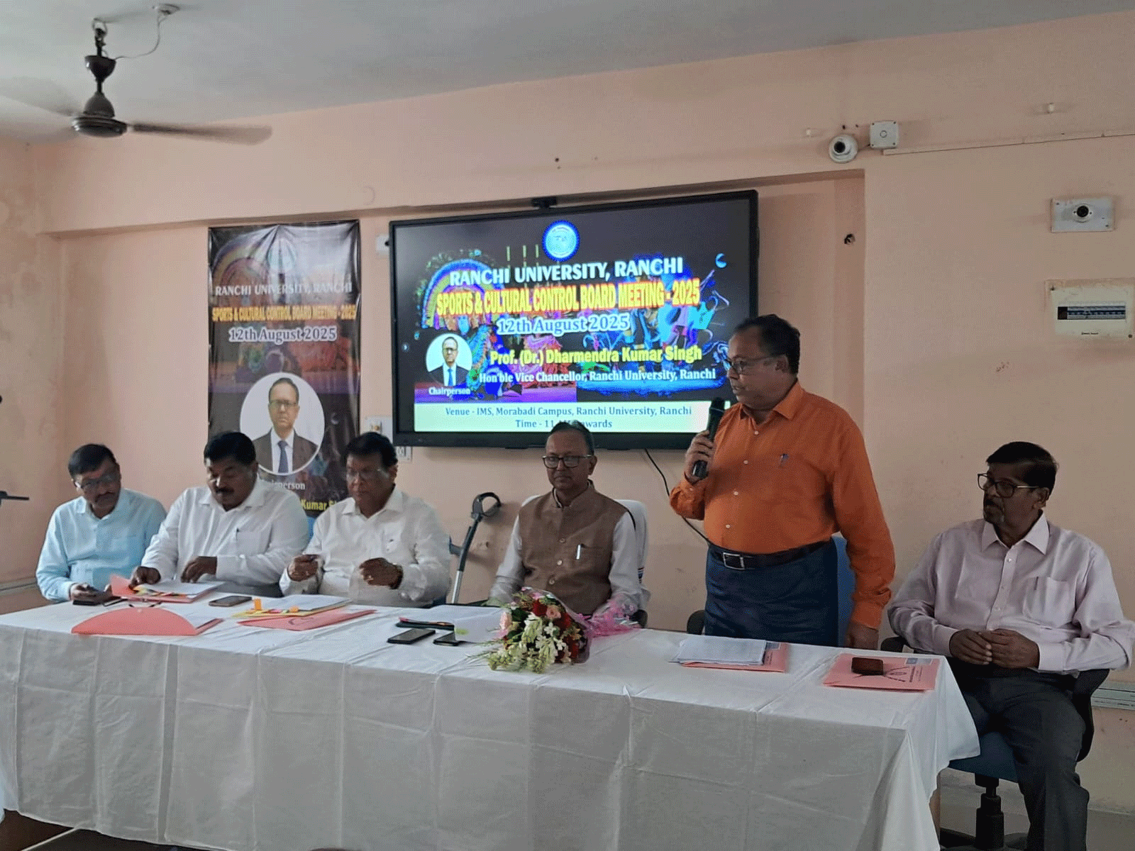 रांची विश्वविद्यालय में खेल व संस्कृति के लिए कुलपति ने दिए निर्देश