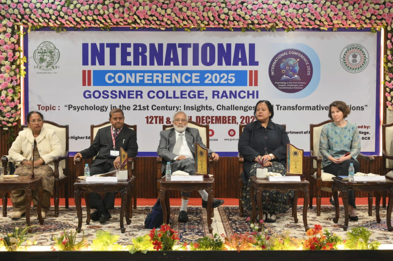 रांची : गोस्सनर कॉलेज में हुआ दो दिवसीय अंतरराष्ट्रीय सम्मेलन का आयोजन