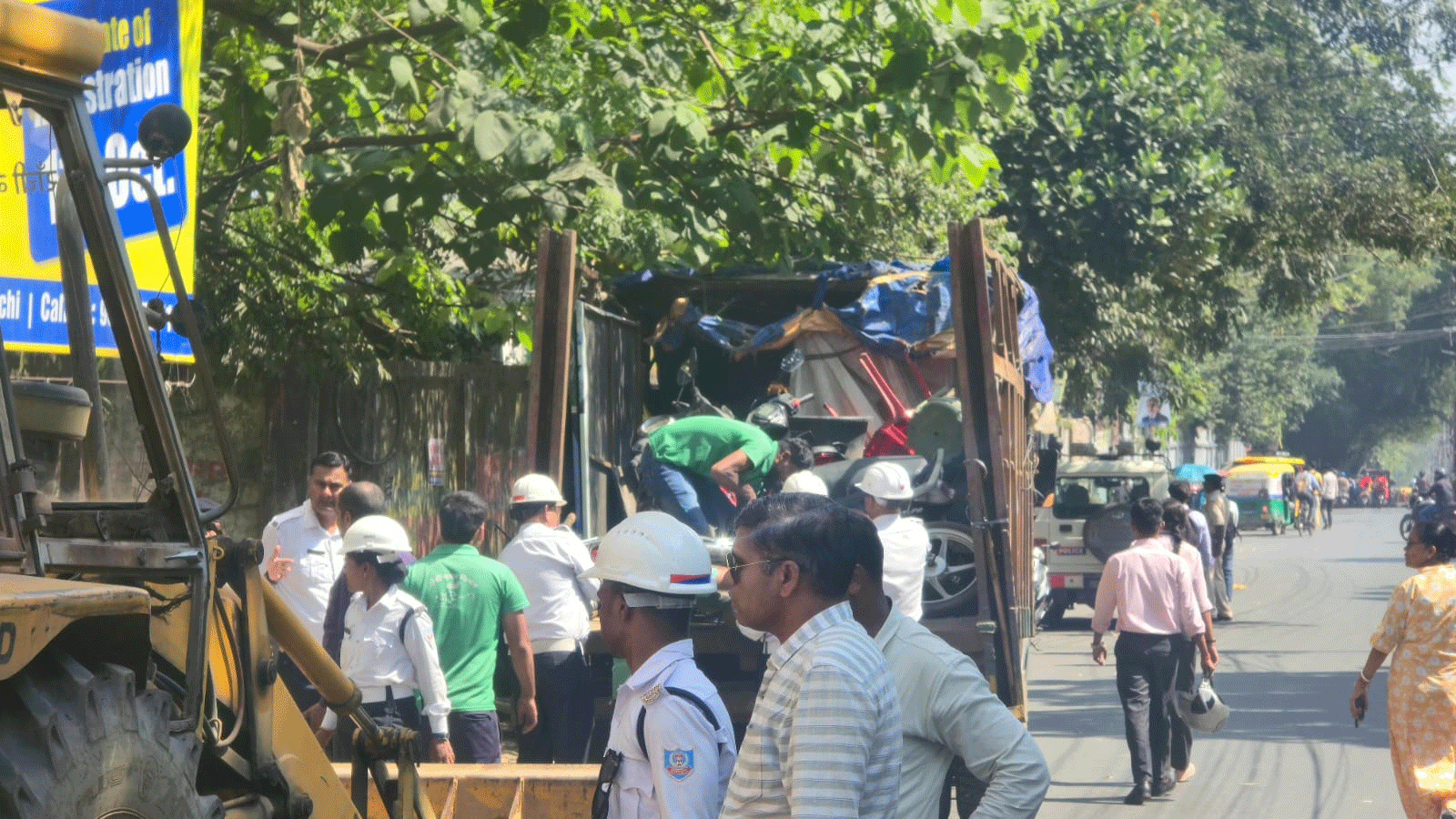 रांची नगर निगम की बड़ी कार्रवाई – सदर अस्पताल के आसपास चला अतिक्रमण हटाओ अभियान