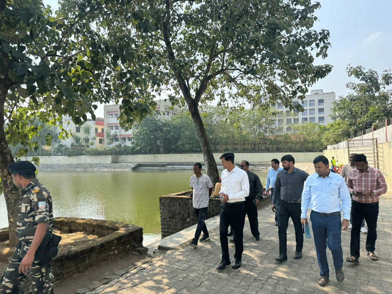रांची नगर निगम की तैयारी तेज – प्रशासक ने जेल तालाब और चडरी तालाब का निरीक्षण किया