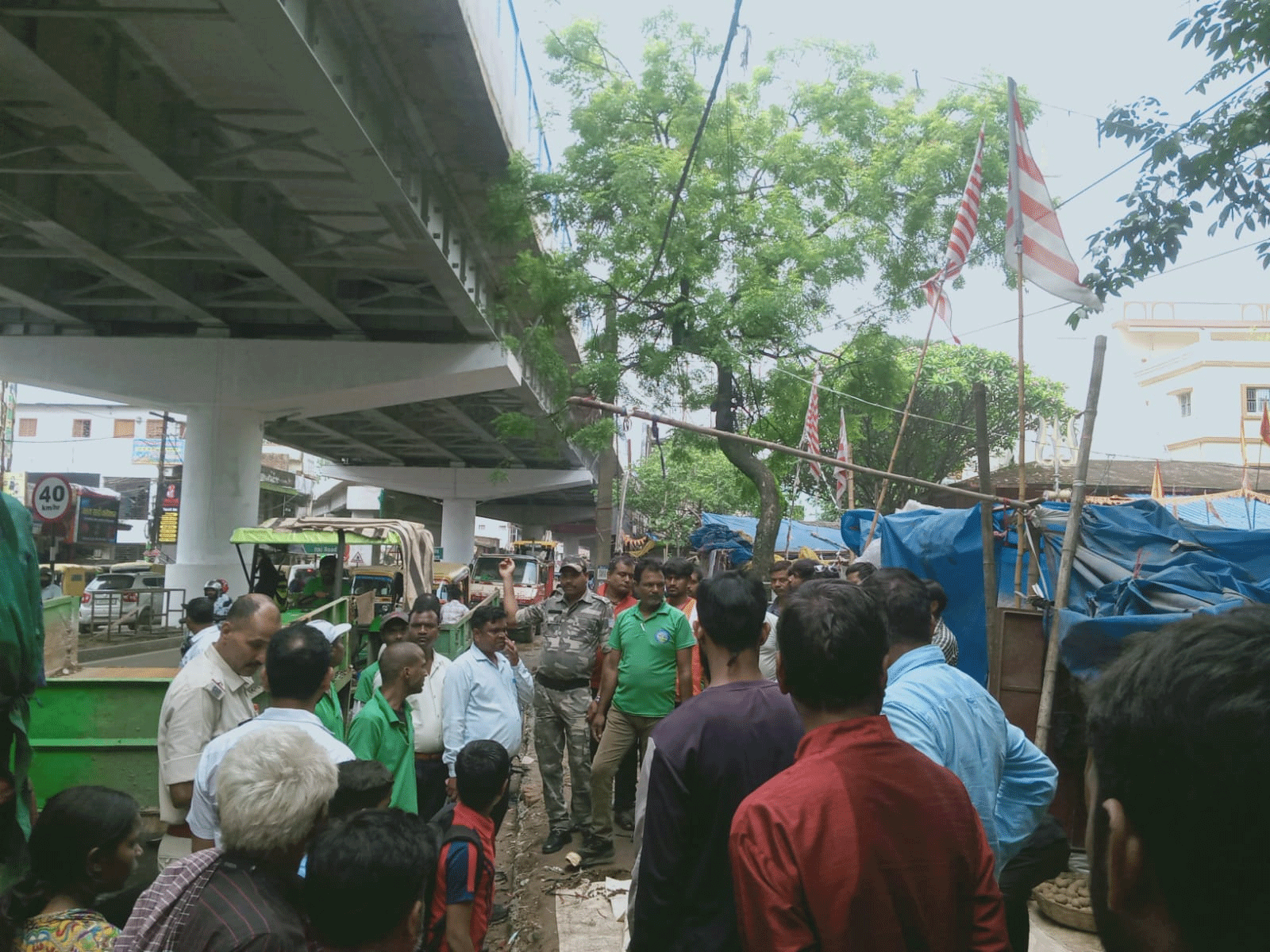 पिस्का मोड़ में चला अतिक्रमण हटाओ अभियान, 3 जुलाई को फ्लाईओवर उद्घाटन पर निगम एक्टिव