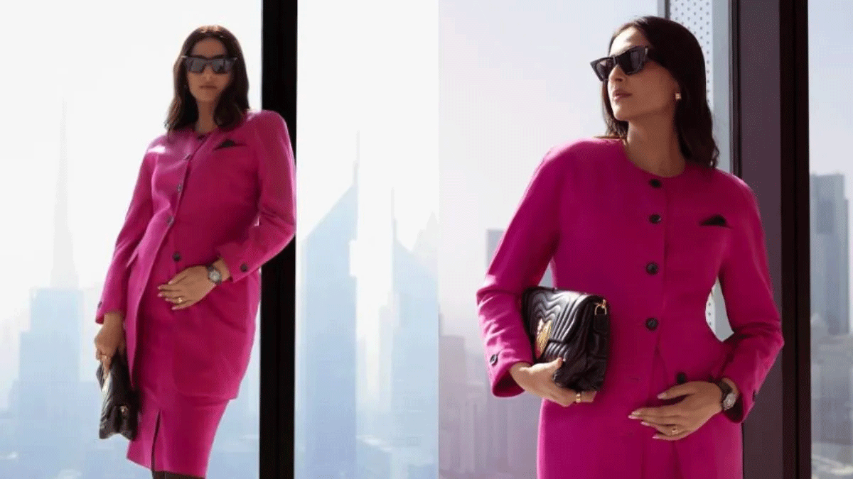 दूसरी बार मां बनने वाली है सोनम कपूर, बेबी बंप फ्लॉन्ट करती तस्वीर की शेयर