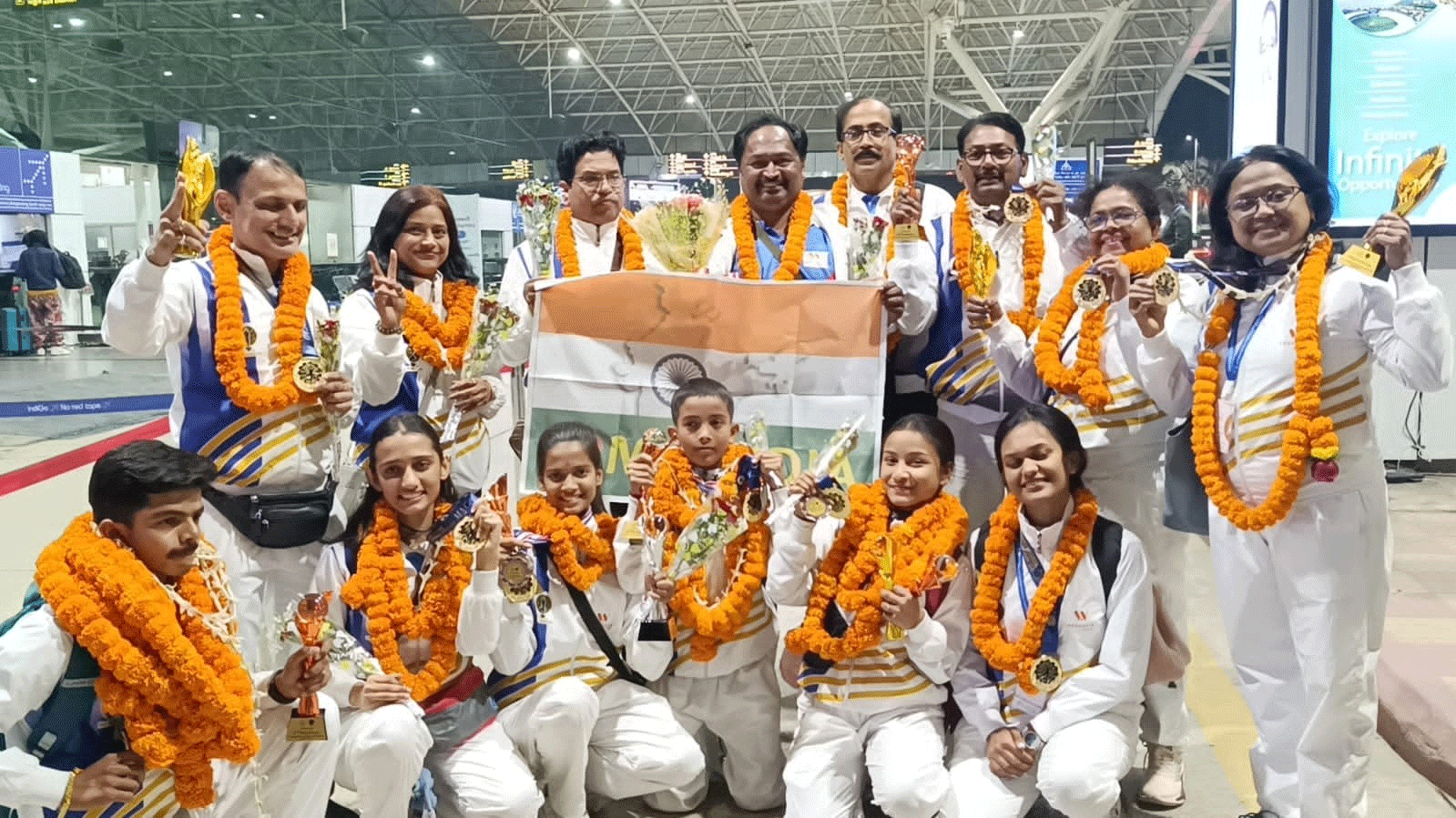 प्रथम इंटरनेशनल योगासन चैंपियनशिप का मकाऊ में समापन, झारखंड के खिलाड़ियों ने जीते सात पदक