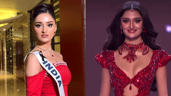 Miss Universe  के खिताब से चूकीं भारत की मनिका विश्वकर्मा, टॉप 12 में नहीं बना पाई जगह