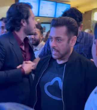 सलमान खान के सिक्योरिटी गार्ड ने आमिर के बेटे जुनैद को मारा धक्का, वीडियो वायरल