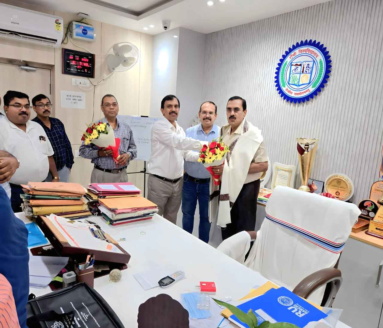 RU के कुलपति डॉ. अजीत सिन्हा का कार्यकाल संपन्न, मीडिया को दिया भावुक धन्यवाद