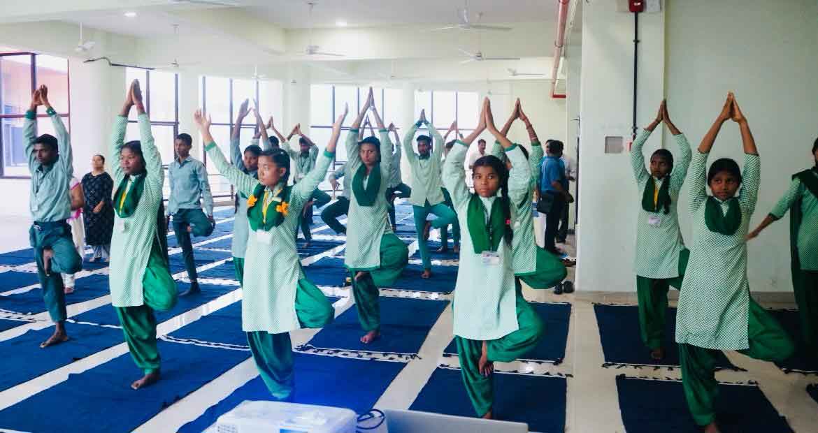 सीयूजे में मनाया गया 11वां अंतरराष्ट्रीय योग दिवस
