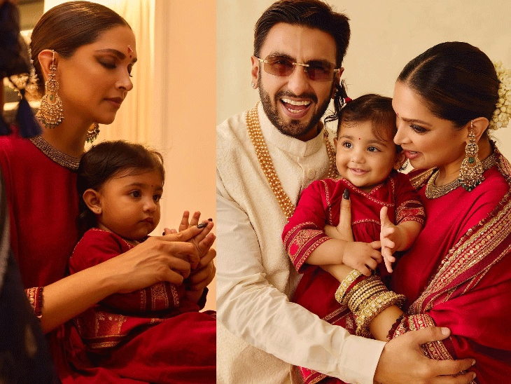 दीपिका-रणवीर ने दिखाई बेटी ‘दुआ’ की पहली झलक, तस्वीरे वायरल