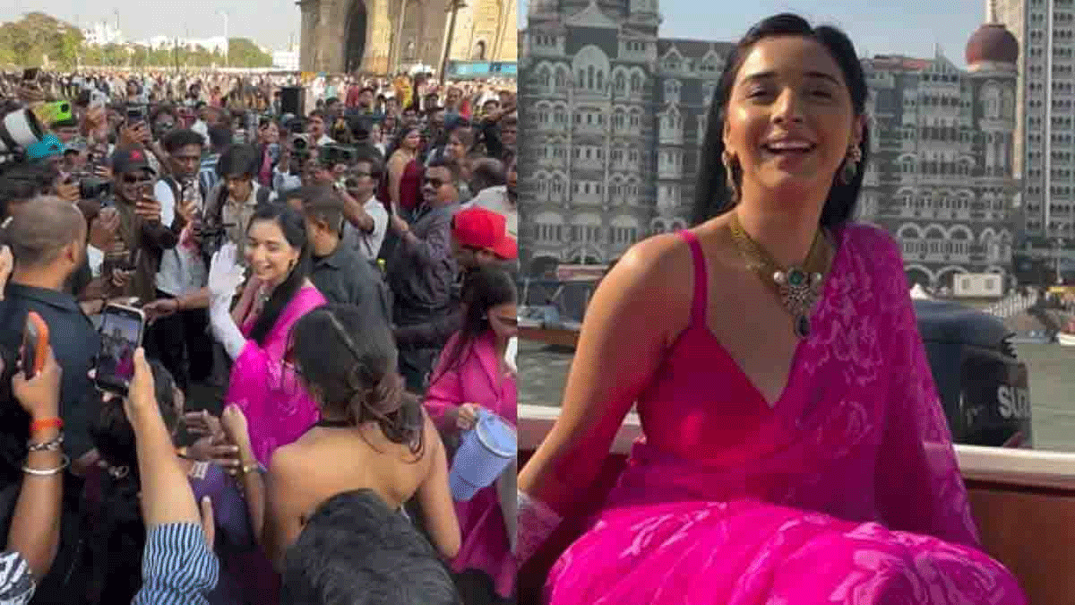 गेटवे ऑफ इंडिया पहुंची तान्या मित्तल, फैंस से की मुलाकात