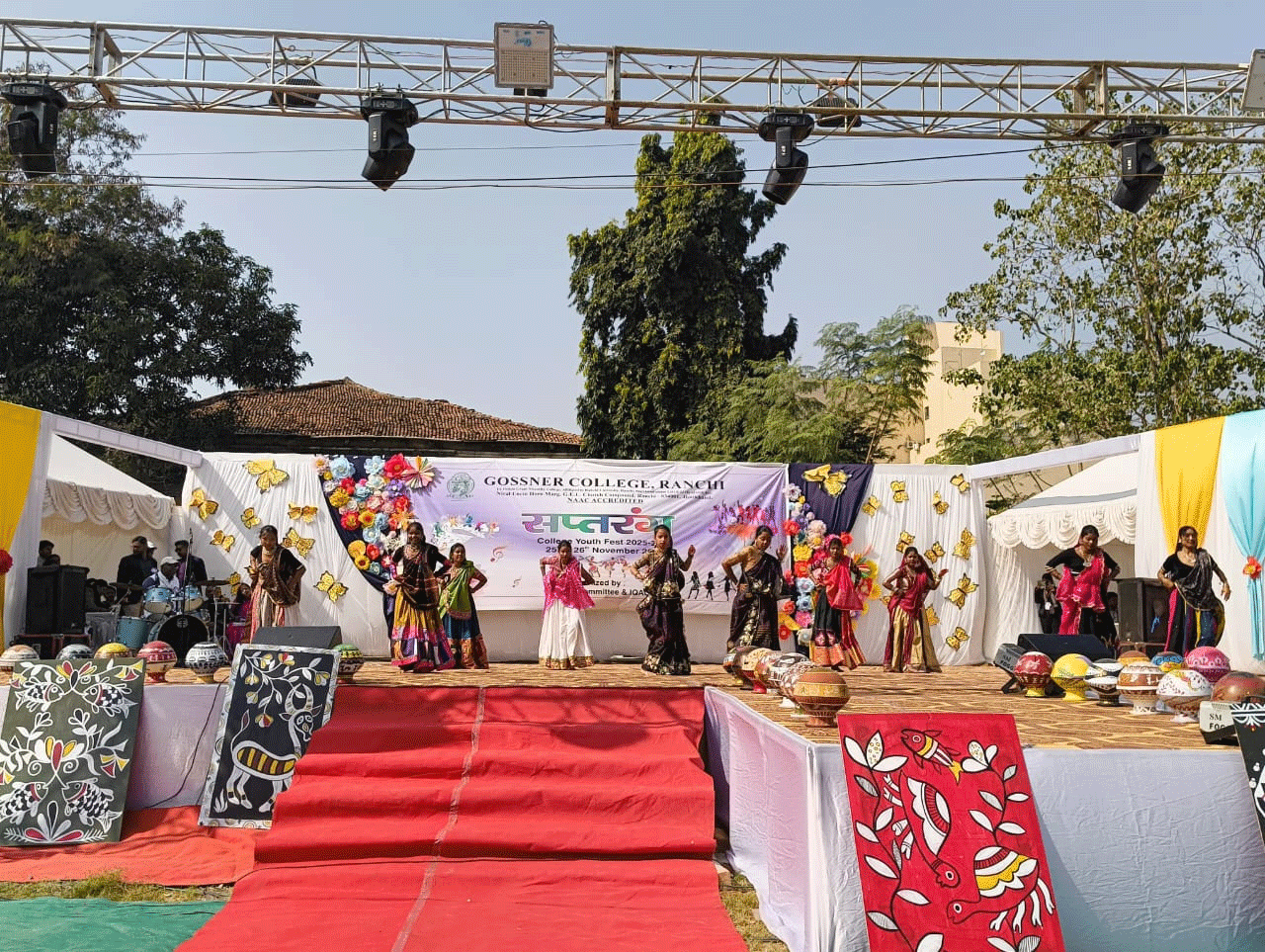 गोस्सनर कॉलेज में दो दिवसीय युवा महोत्सव ‘सप्तरंग’ का हुआ समापन