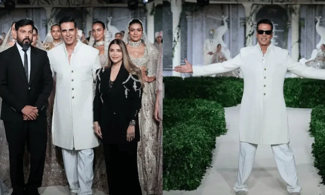 India Couture Week 2025 में अक्षय कुमार का जलवा, रैंप वॉक ने लूटी महफिल