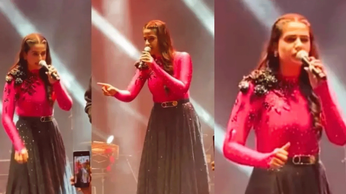 हरियाणवी सिंगर प्रांजल दहिया ने स्टेज पर बदतमीज शख्स को लगाई फटकार, वीडियो वायरल