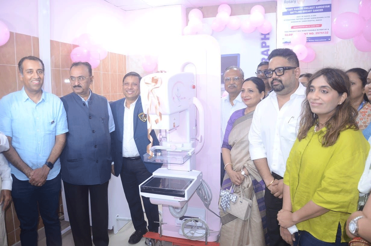 सदर अस्पताल में लगा ब्रेस्ट कैंसर जांच के लिए मेमोग्राफी मशीन