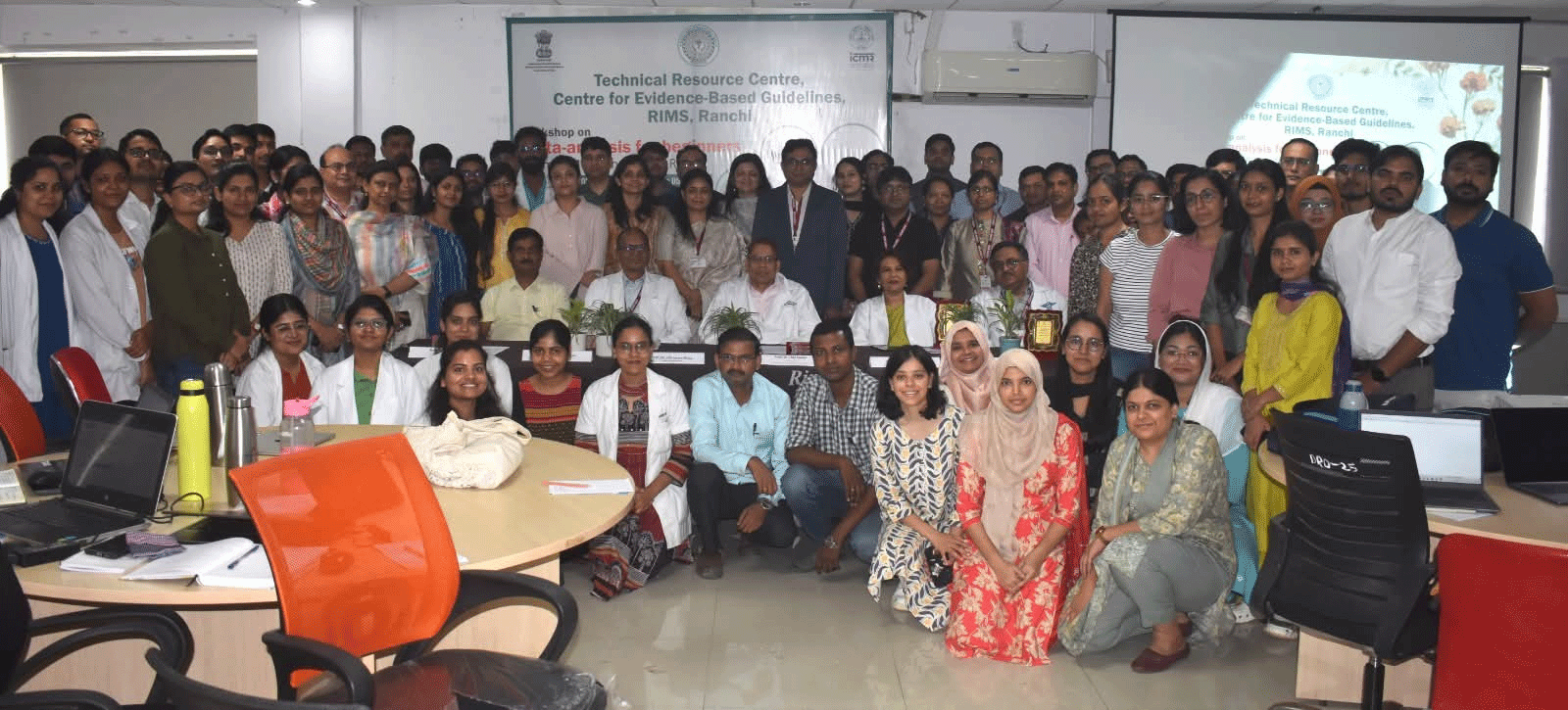 रिम्स में RCT मेटा-विश्लेषण पर वर्कशॉप, देशभर से जुटे डॉक्टर और शोधकर्ता