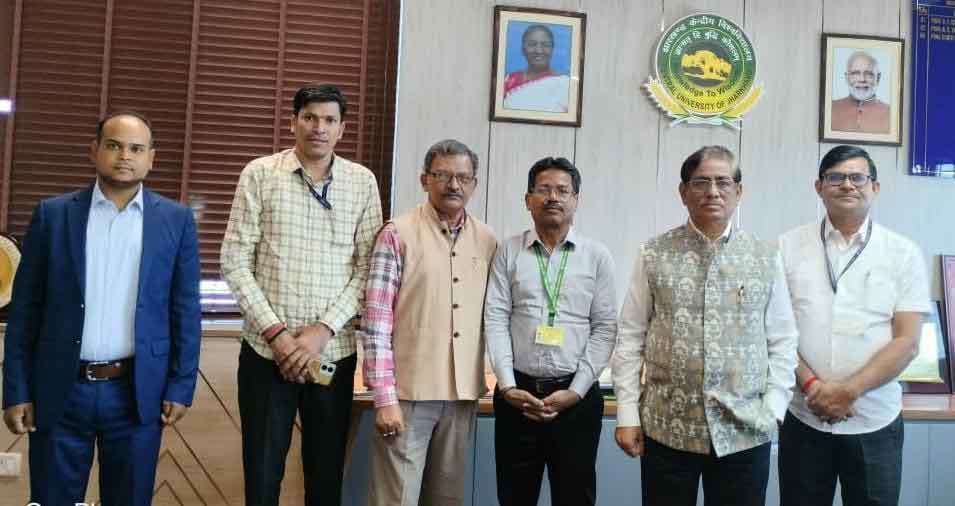 झारखंड केंद्रीय विश्वविद्यालय में हिंदी को लेकर भारत सरकार की टीम का दौरा